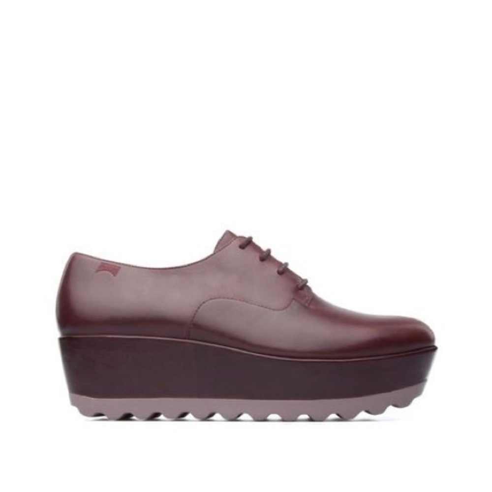 Camper LAIKA leather platform oxfords